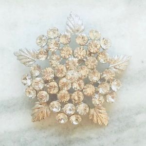 Beautiful Rhinestone Pin Brooch